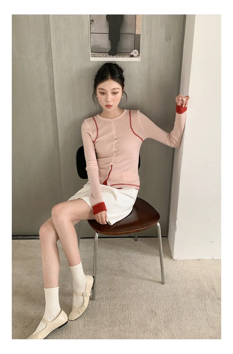 Mountain knit top