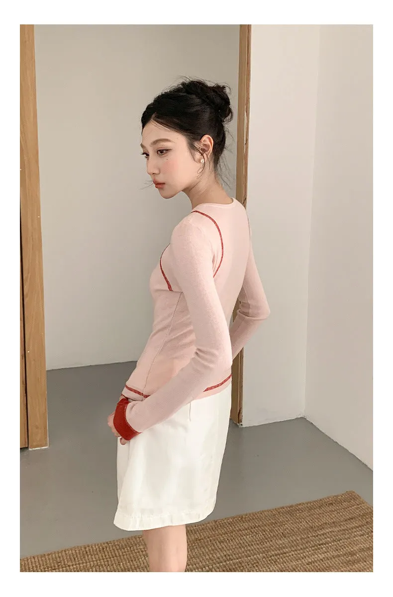 Mountain knit top