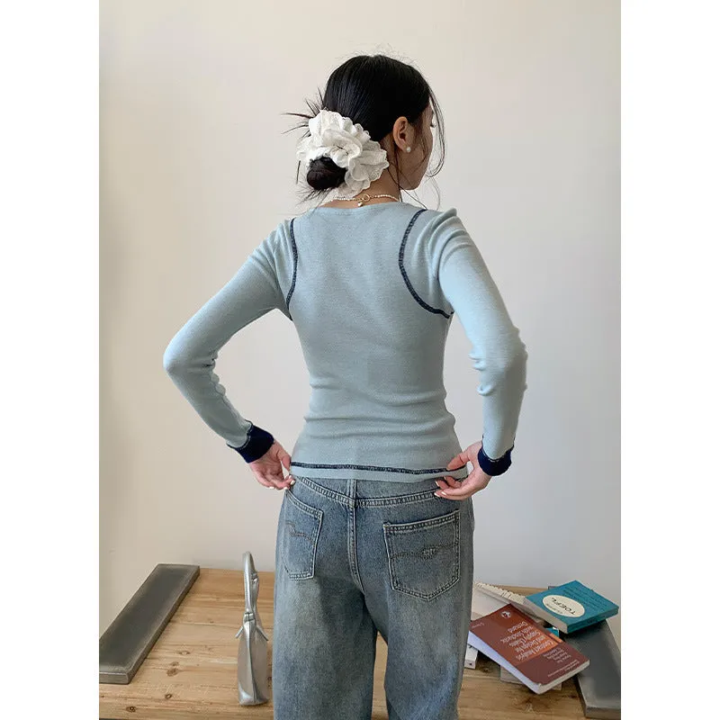 Mountain knit top