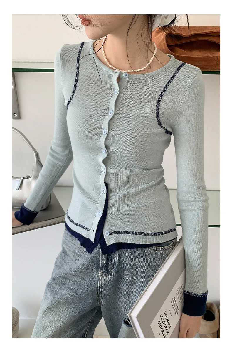 Mountain knit top