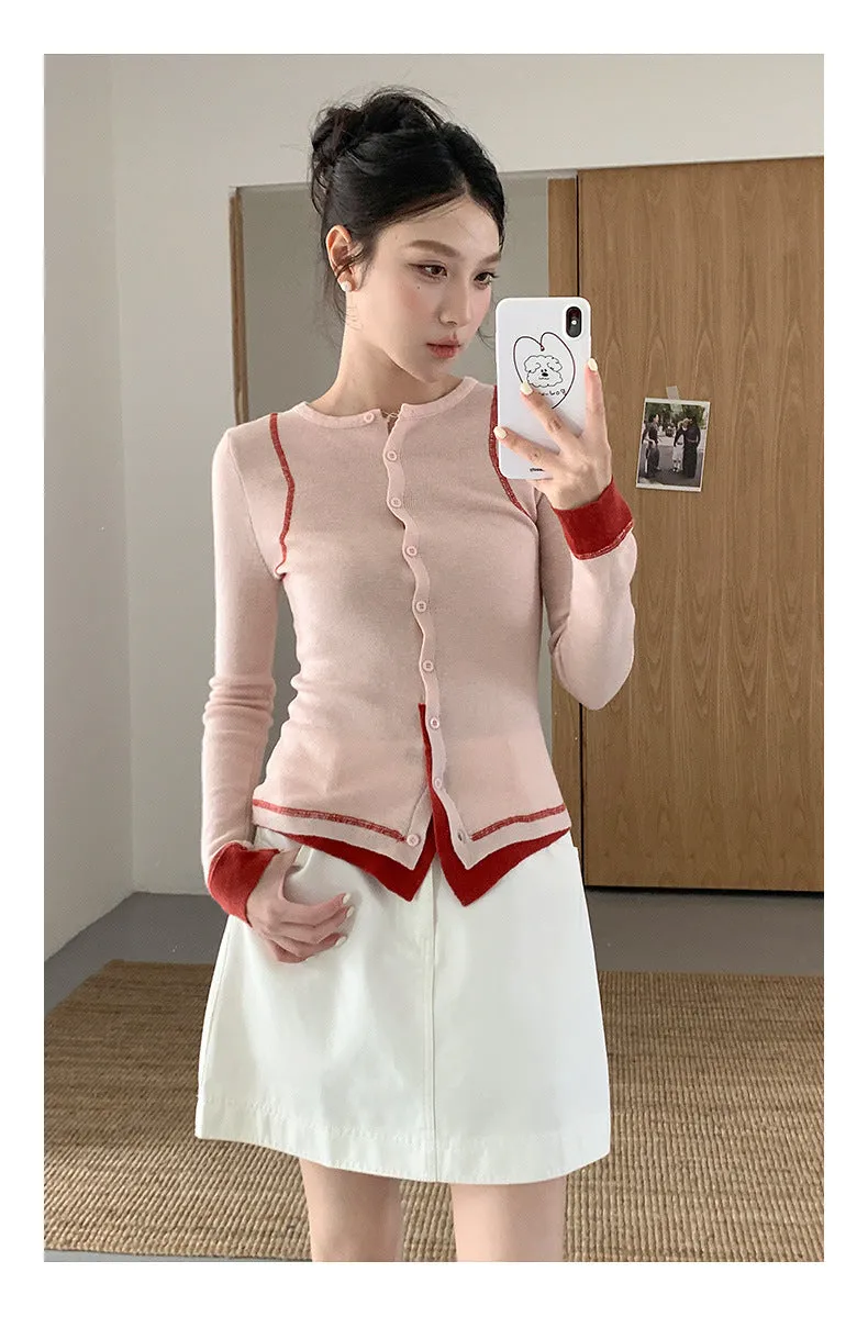 Mountain knit top