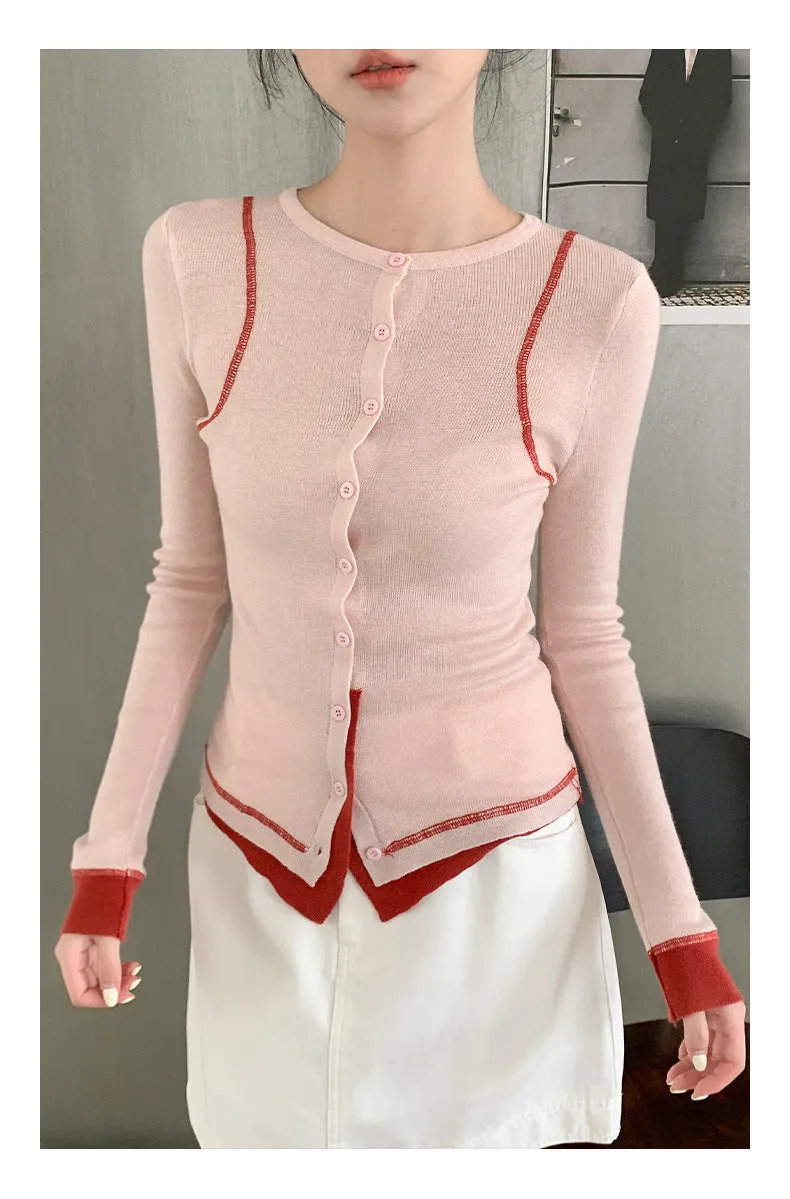 Mountain knit top