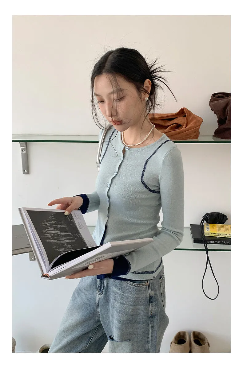 Mountain knit top