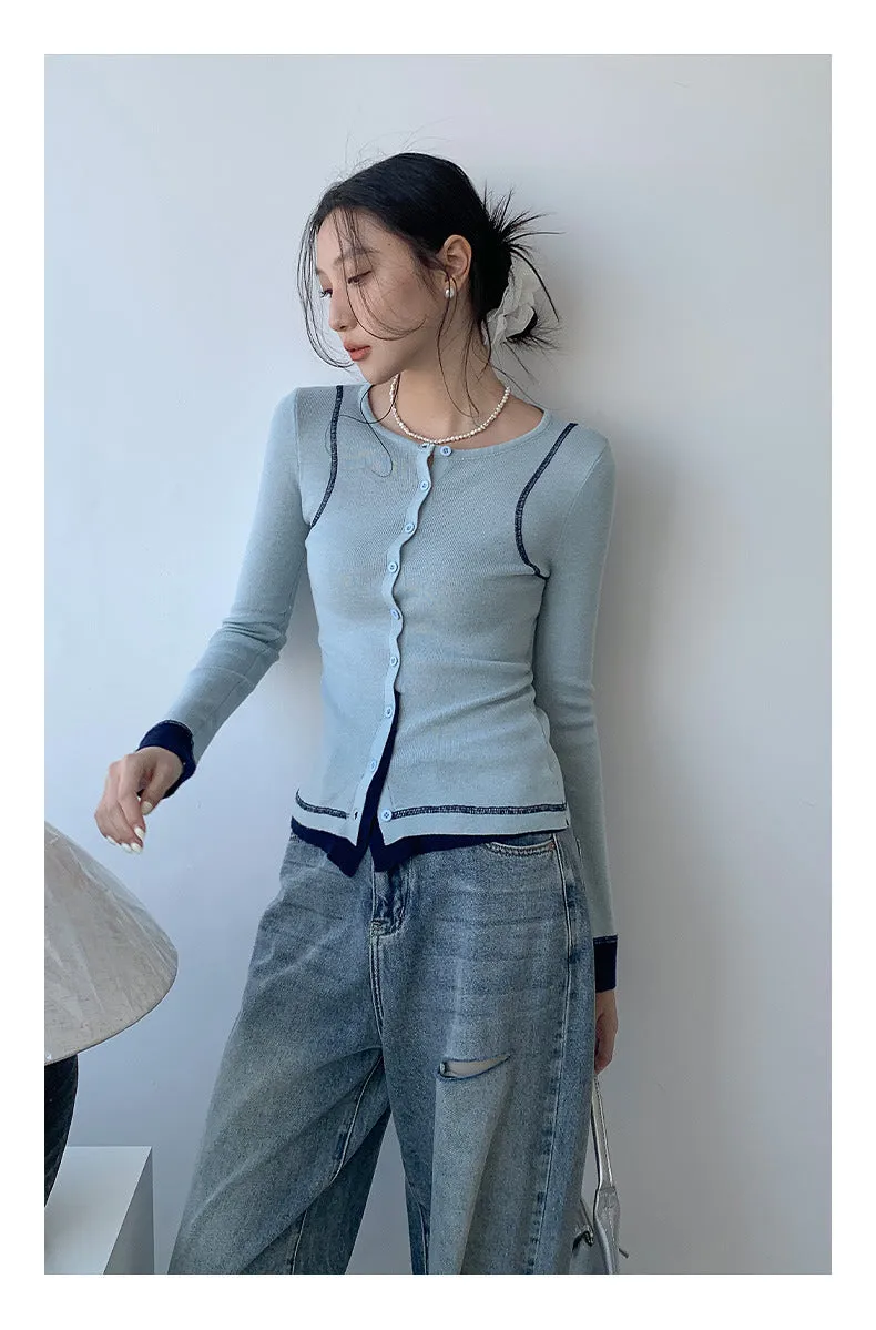 Mountain knit top