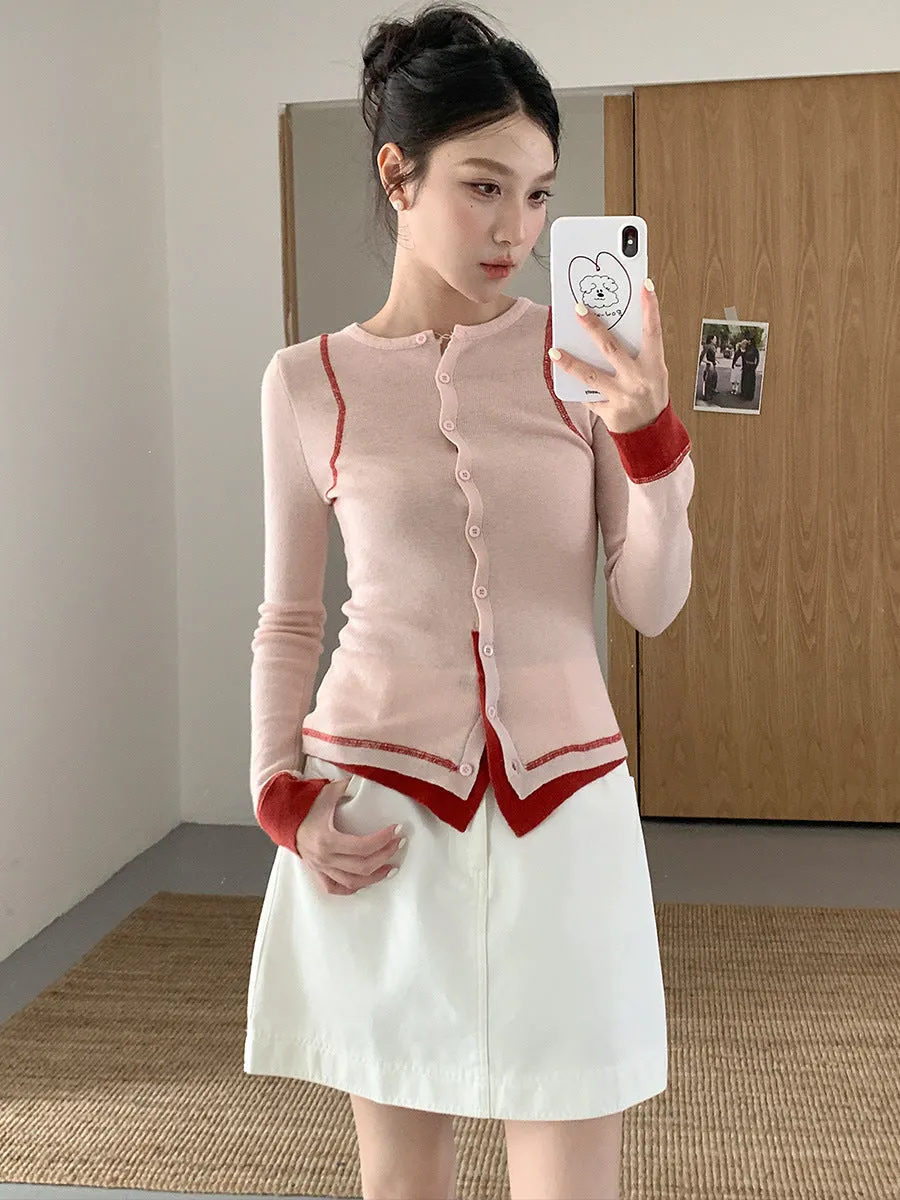 Mountain knit top