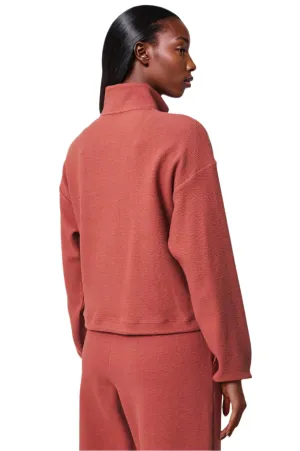 MPG Tops - Women's Solace Textured 1/2 Zip Pullover