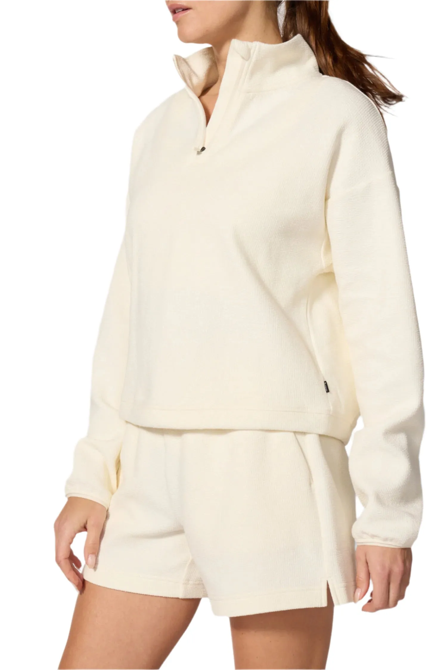 MPG Tops - Women's Solace Textured 1/2 Zip Pullover