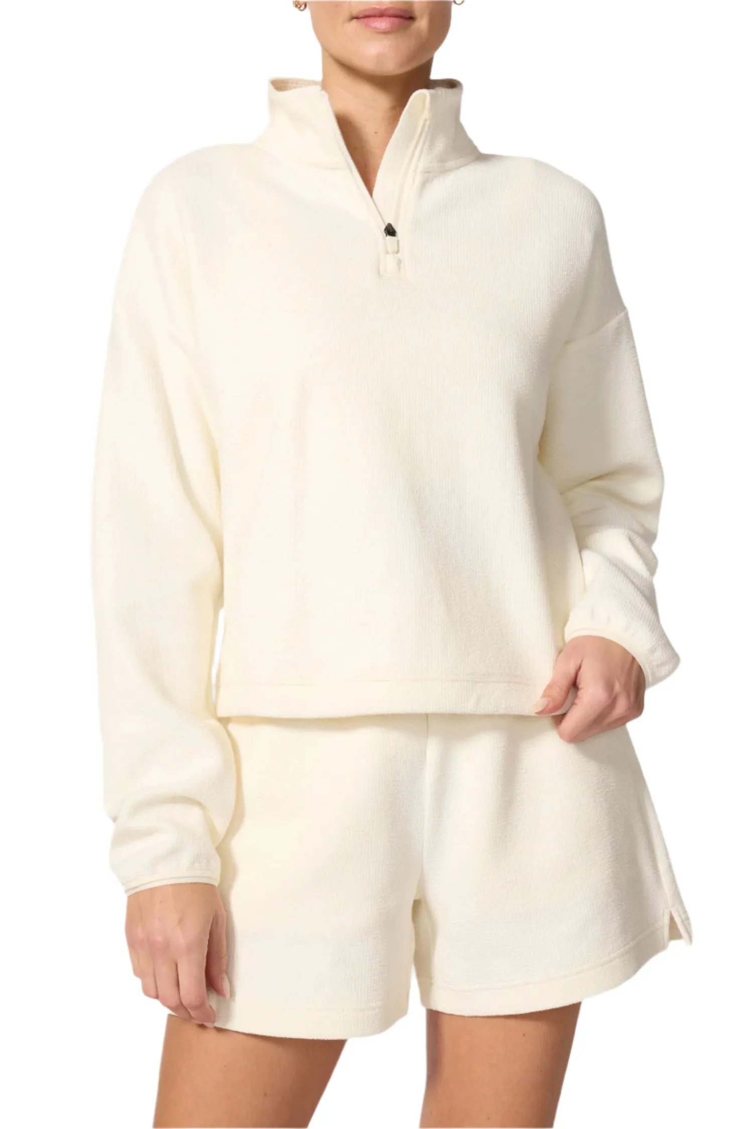 MPG Tops - Women's Solace Textured 1/2 Zip Pullover