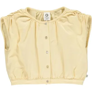 Müsli Cozy Me Button Up Top - Calm Yellow
