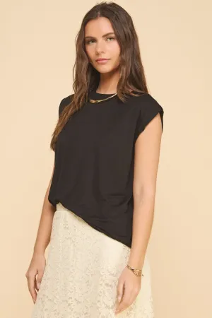 Muscle Tee- Black
