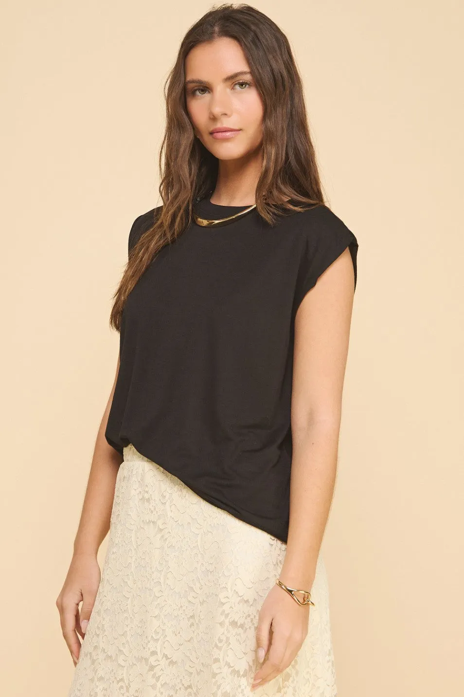 Muscle Tee- Black