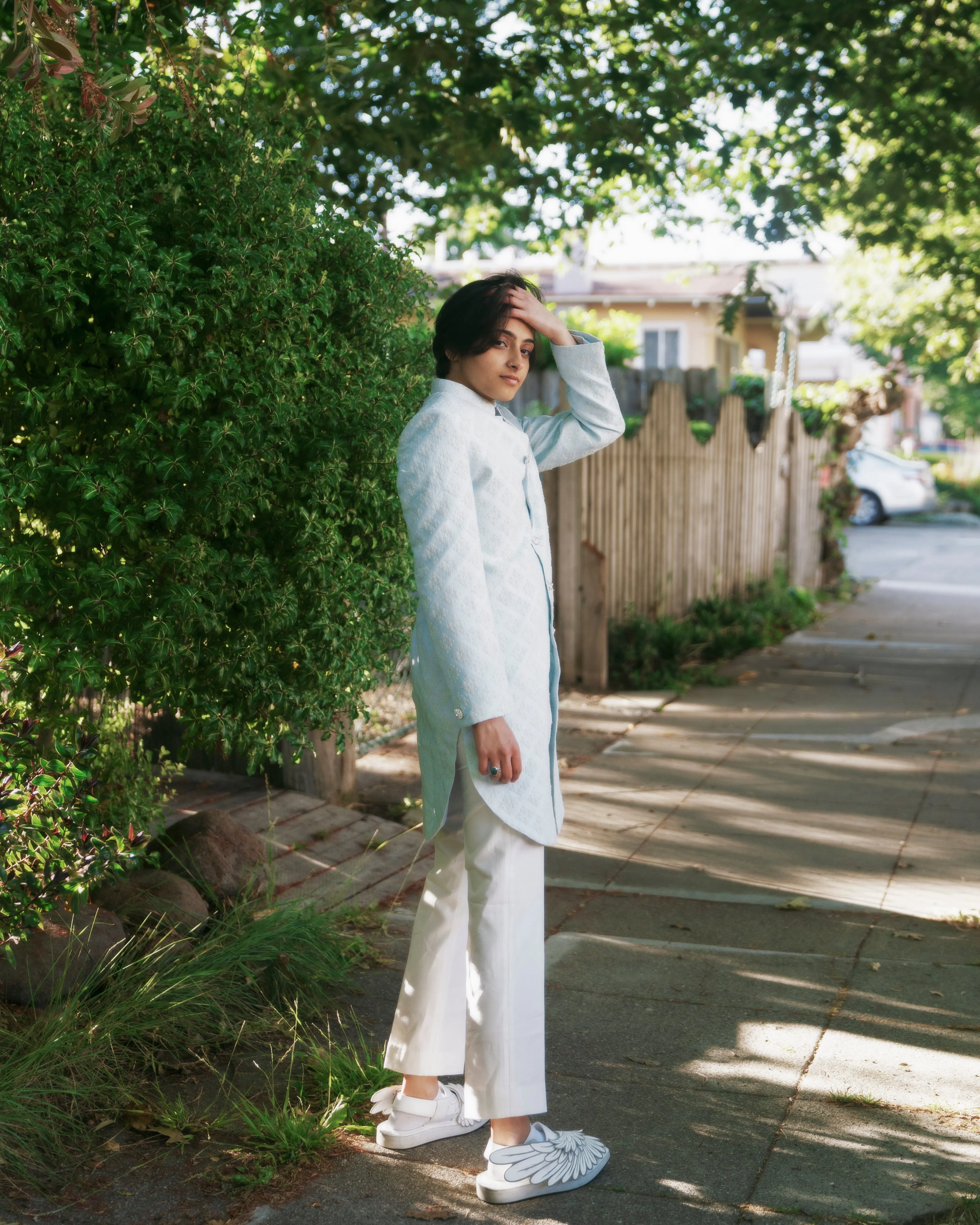 Nasir Sherwani Light Blue (Rental)