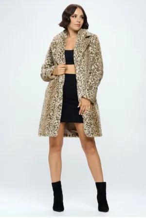 NATIA FAUX FUR COAT