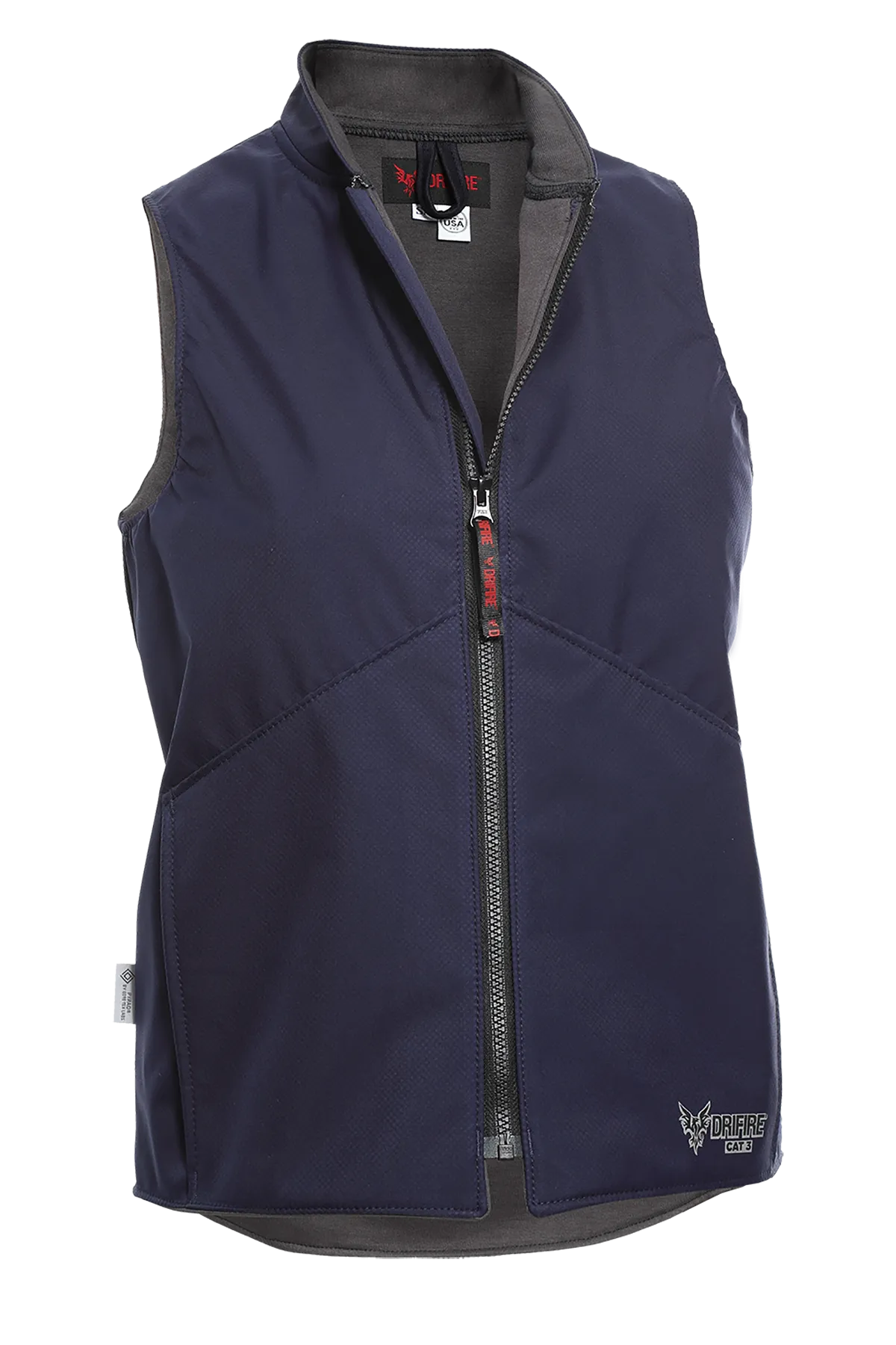 National Safety Apparel Drifire IA Womens FR Fleece Lined Vest, 30 cal/cm²