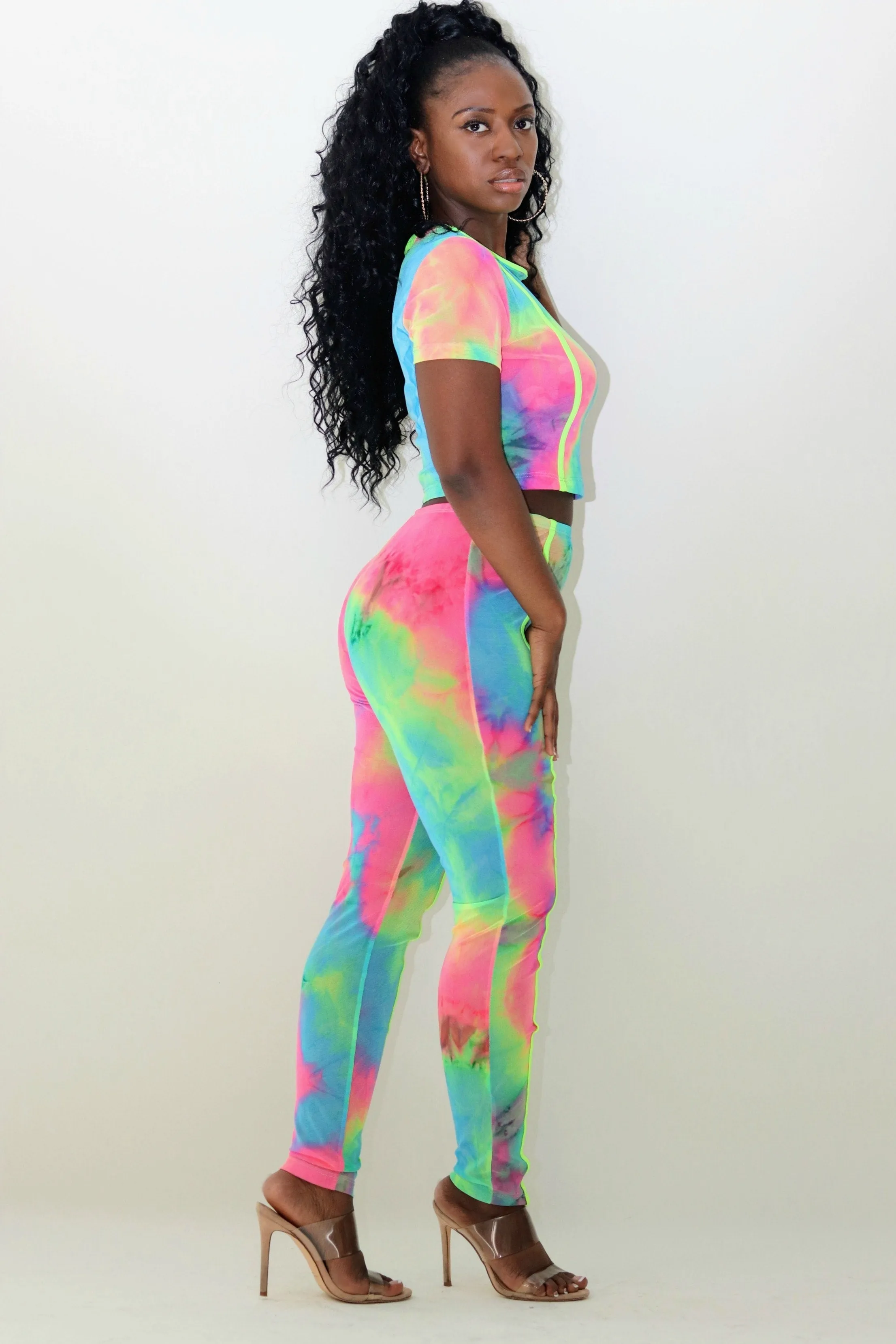 Neon Vibes Pants Set
