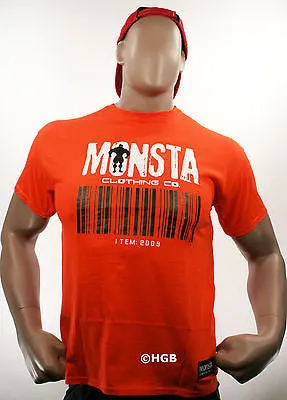 NEW Mens Graphic Tee MONSTA Bodybuilding Wear SWOLE T Shirt Gym Clothing