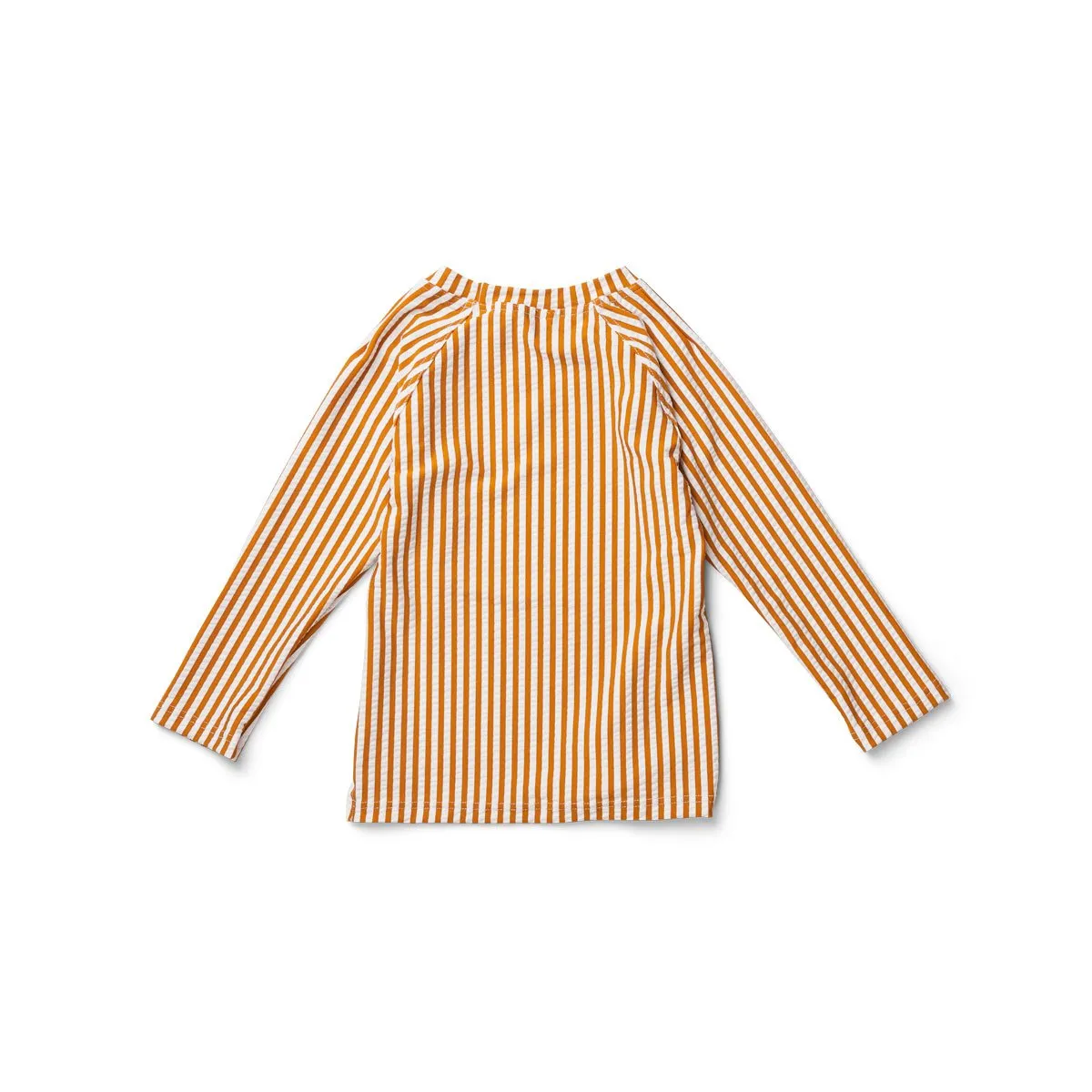 Noah Swim Tee - Y/D stripe: Mustard/white