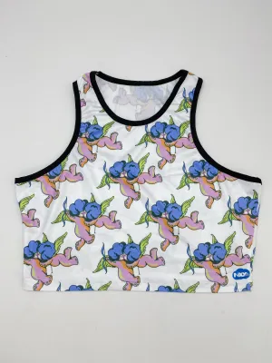NXY Crop Tops for Women, U Neck Sleeveless Tank Tops, Basic Cropped Racerback Going Out Tops Athletic Sports Shirts