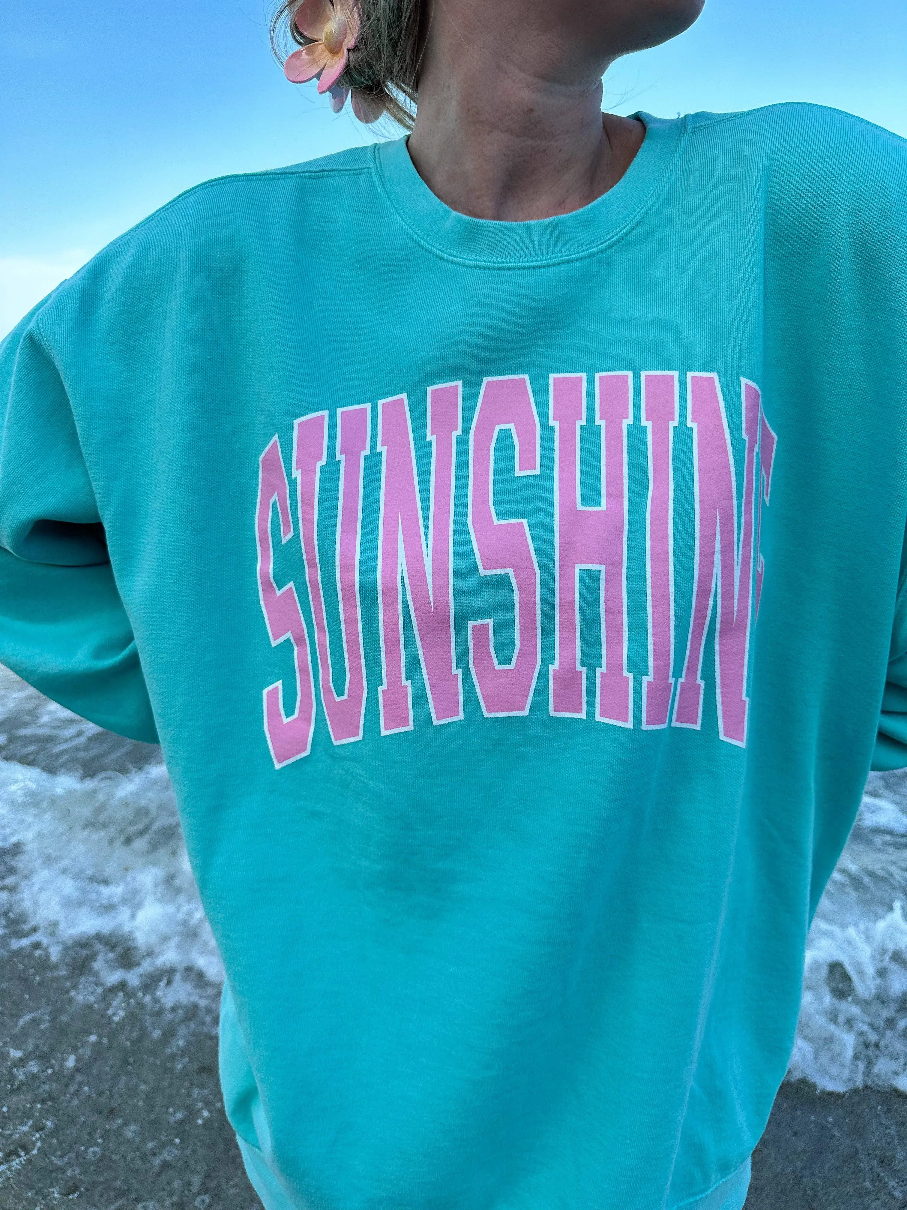 Ocean Mint Sunshine Sweatshirt