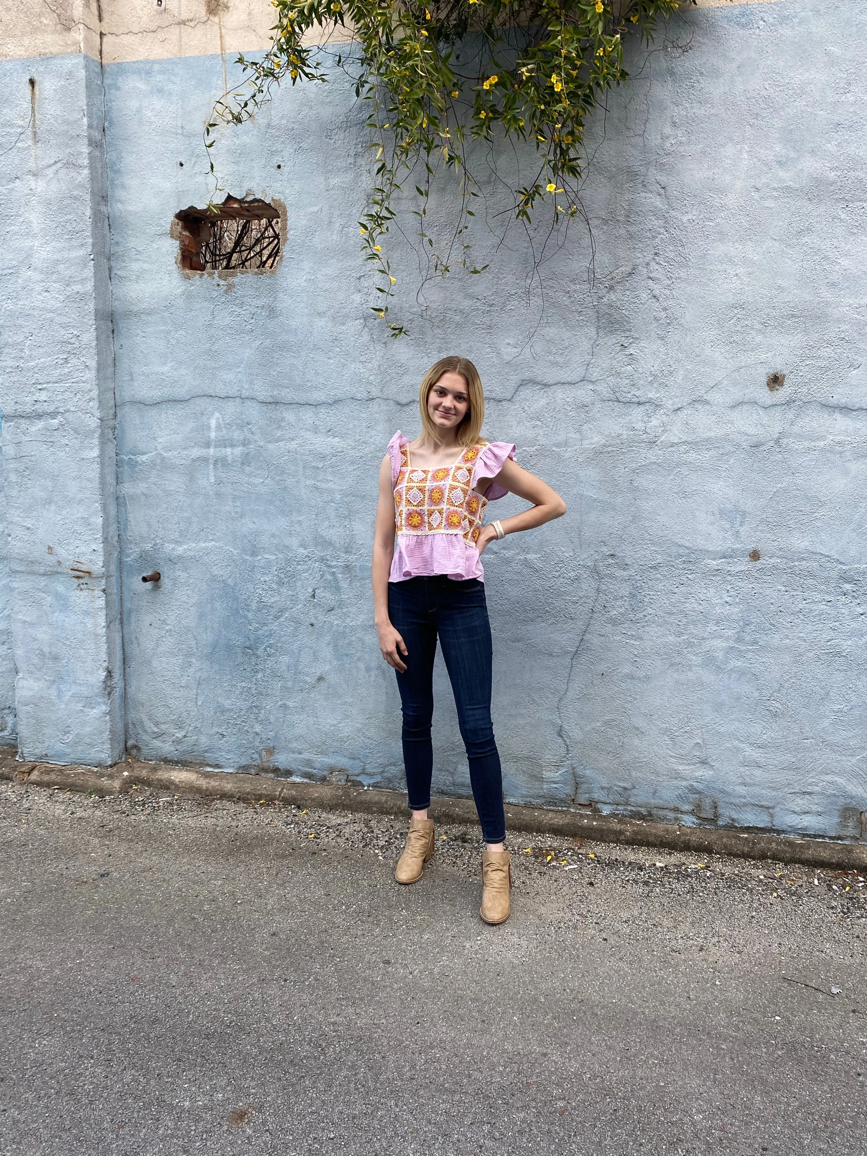 On the Shore Crochet Tunic: Natural