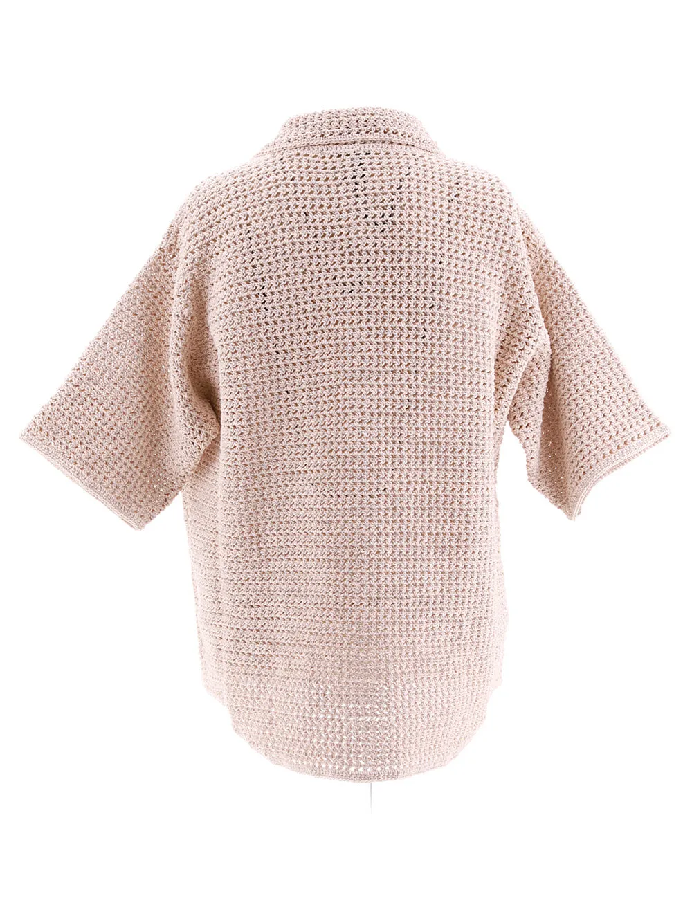 Open-Knit Cotton Shirt
