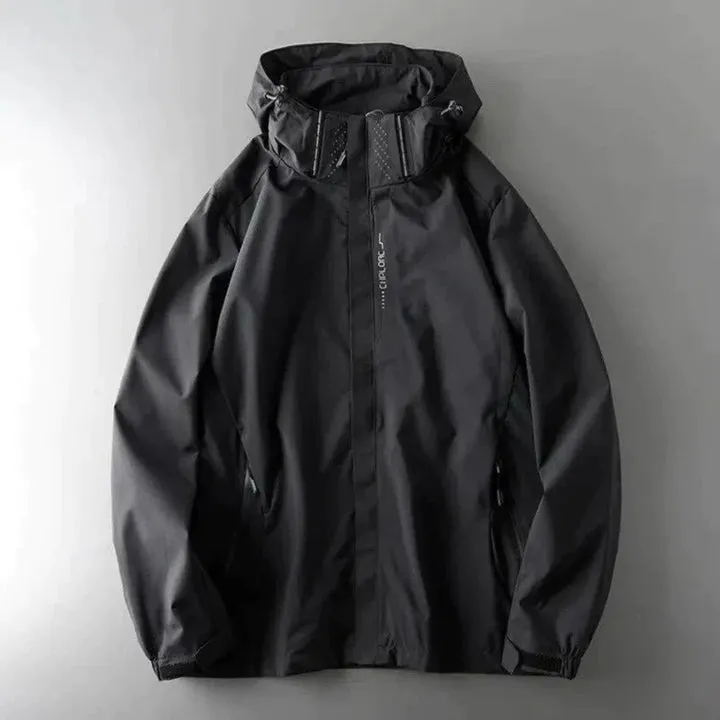 Ortwim Men's Waterproof Windbreaker Jacket