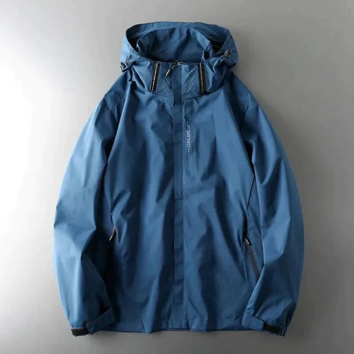 Ortwim Men's Waterproof Windbreaker Jacket