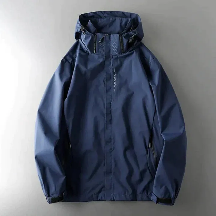 Ortwim Men's Waterproof Windbreaker Jacket