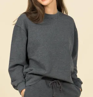 Oversized Drop Shoulder Sweatshirt