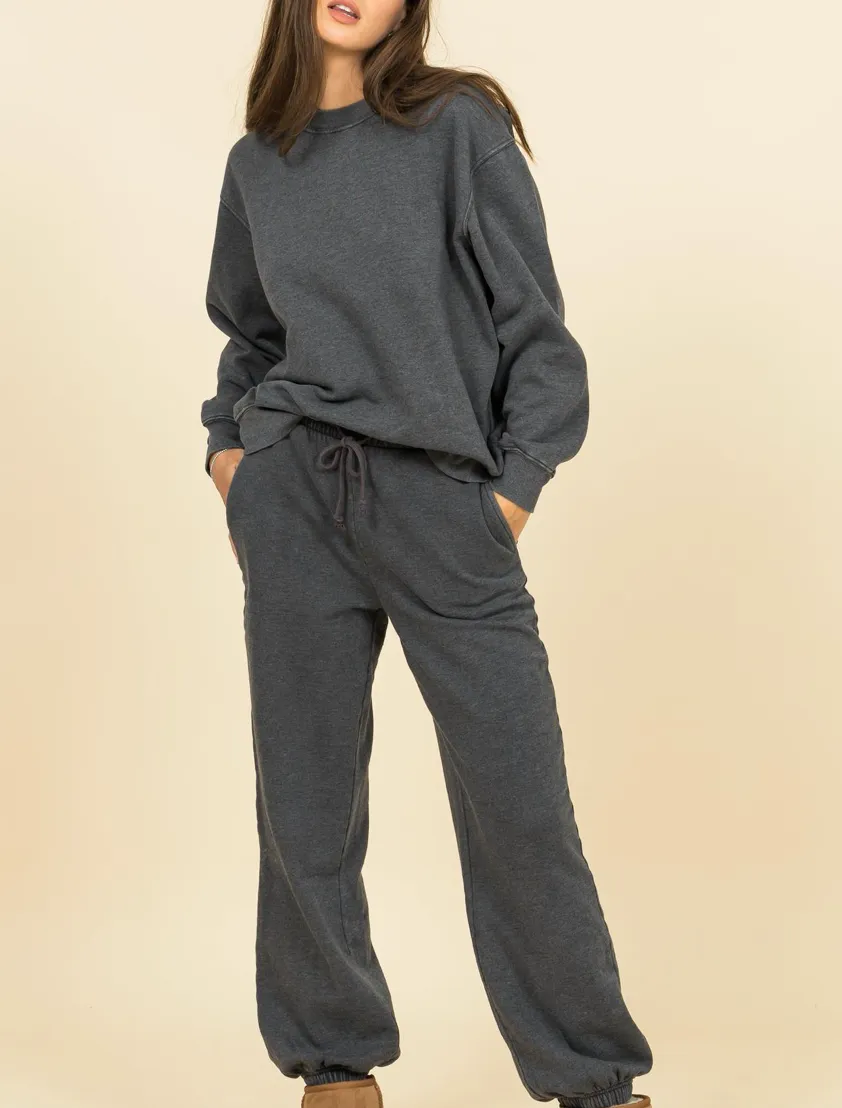 Oversized Drop Shoulder Sweatshirt