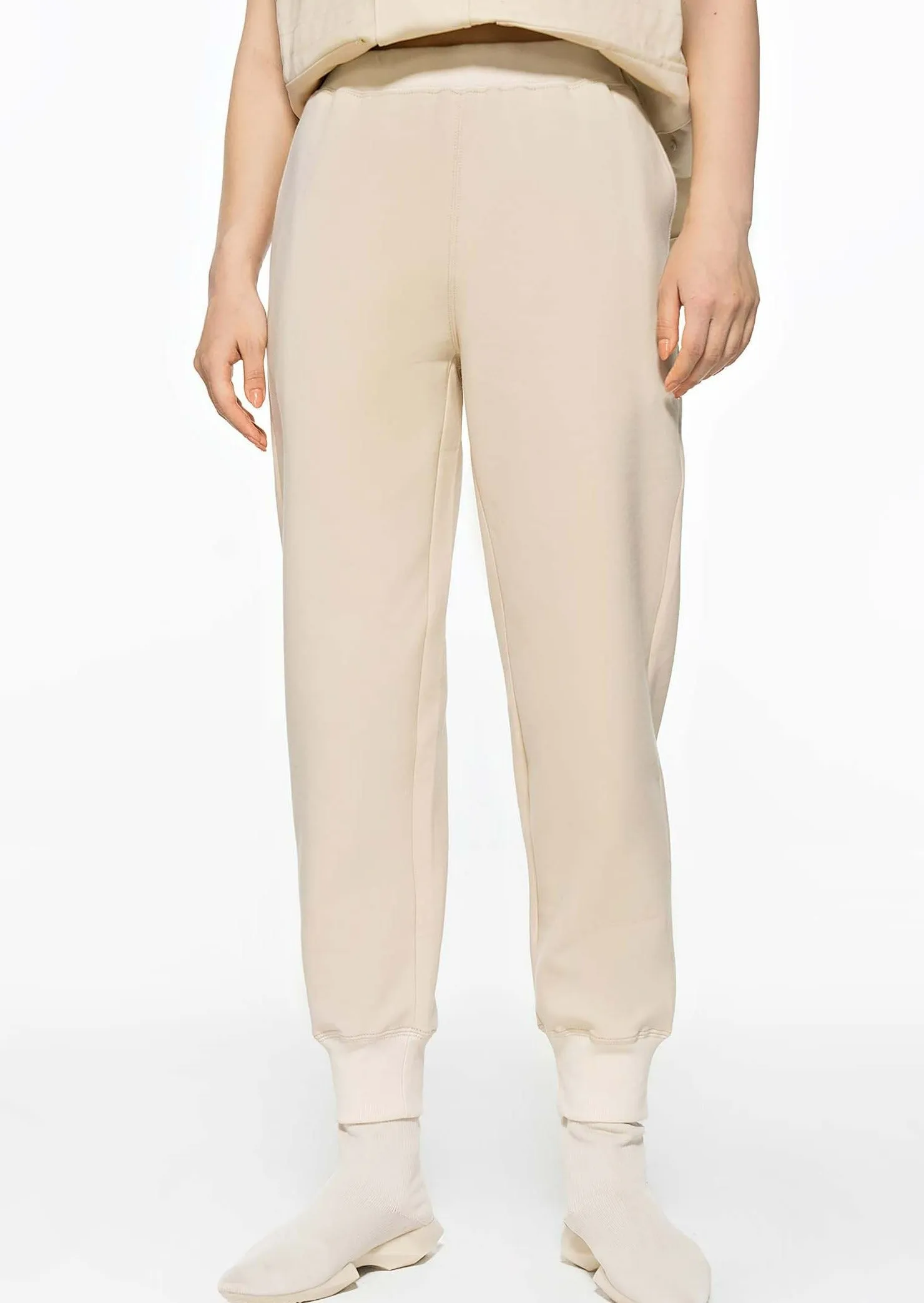 Pants / JNBY Loose Fit Elastic Waist Cropped Jogger Pants