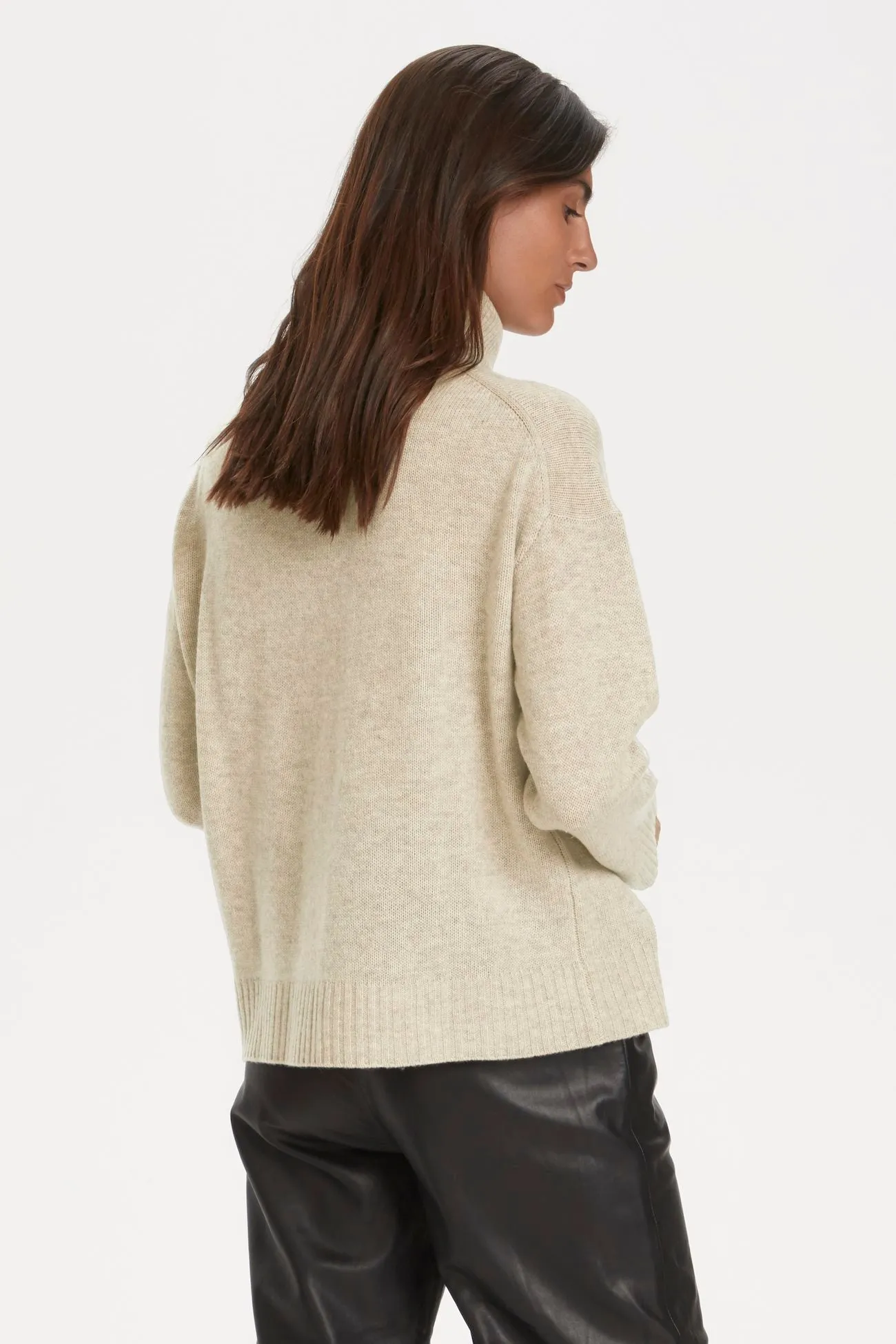 Part Two Fan Pullover (Smoke Grey Melange)