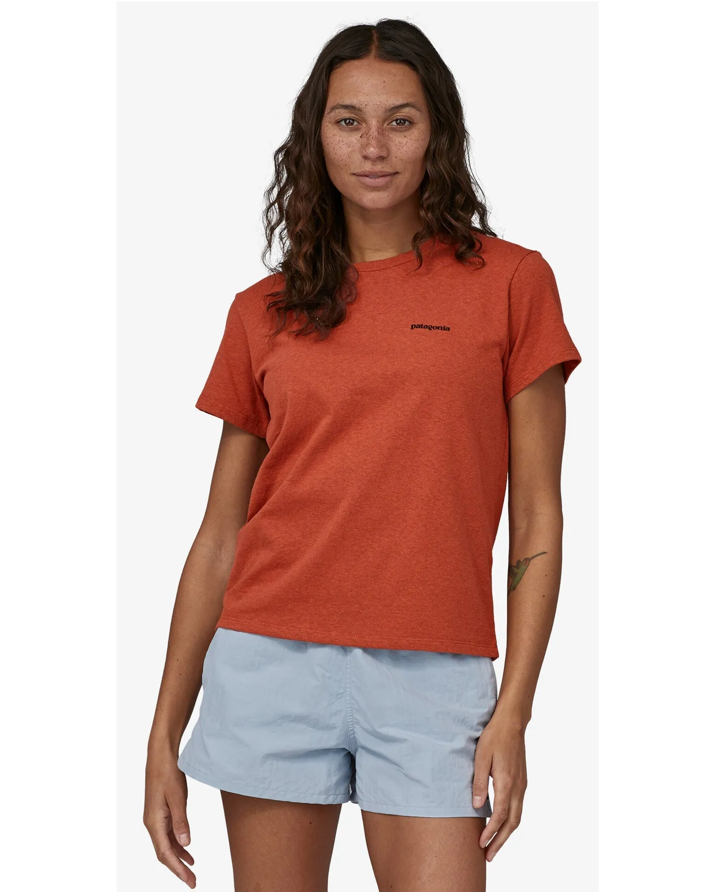 Patagonia Women's P-6 Logo Responsibili-Tee - Quartz Coral