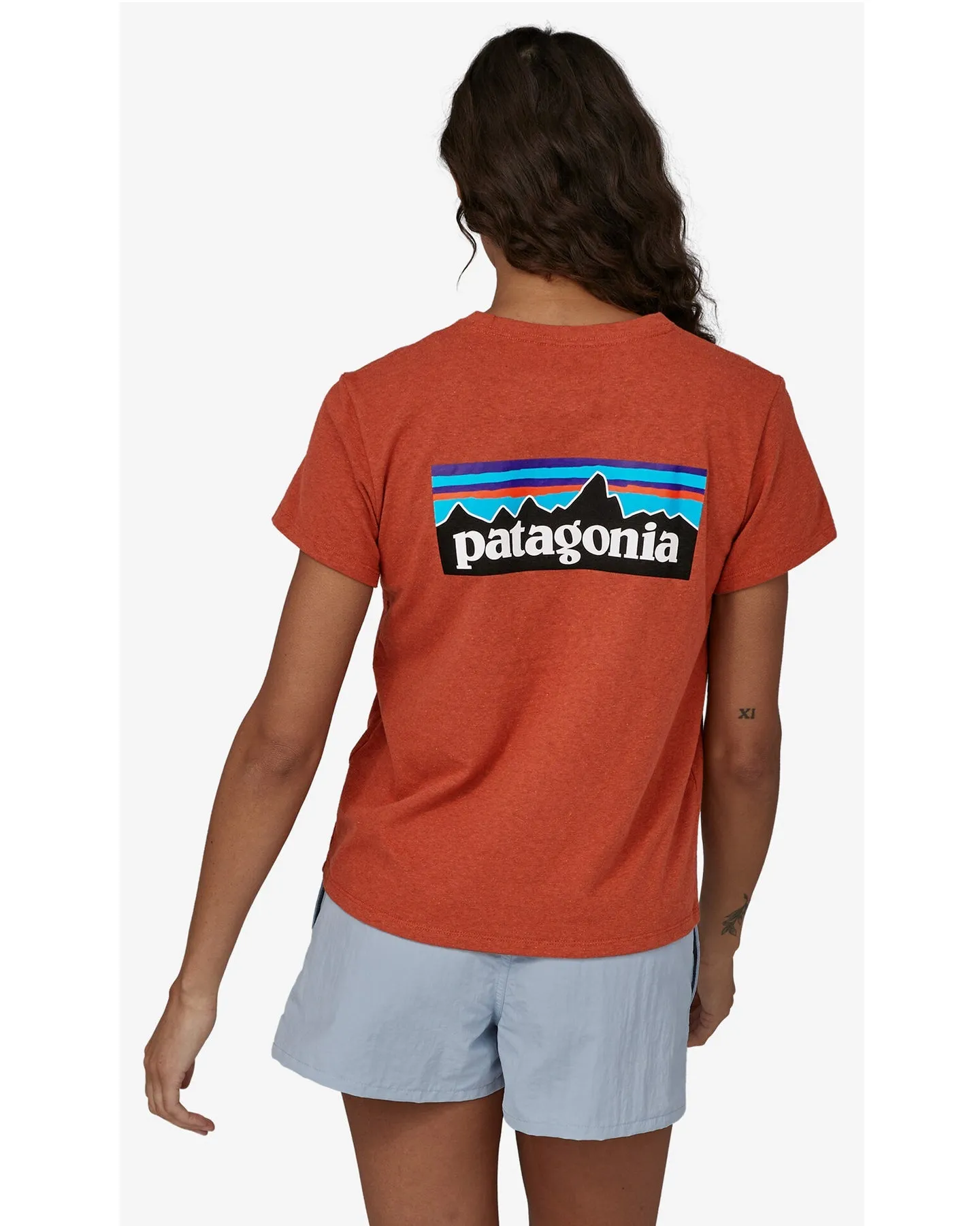 Patagonia Women's P-6 Logo Responsibili-Tee - Quartz Coral