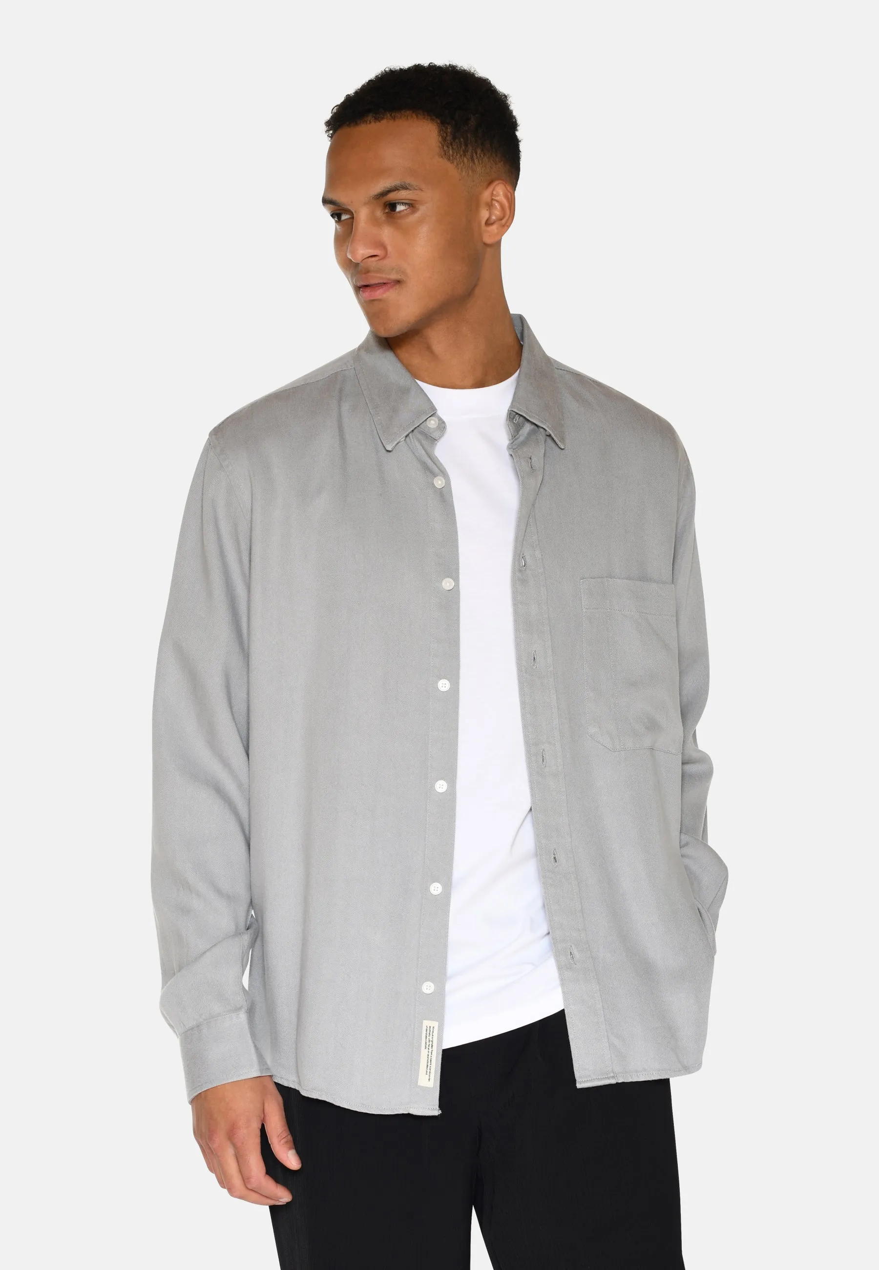 Pedro long sleeved shirt 3859 - Light Grey