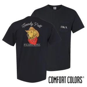 Pike Cowboy Retriever Black Short Sleeve Pocket Tee