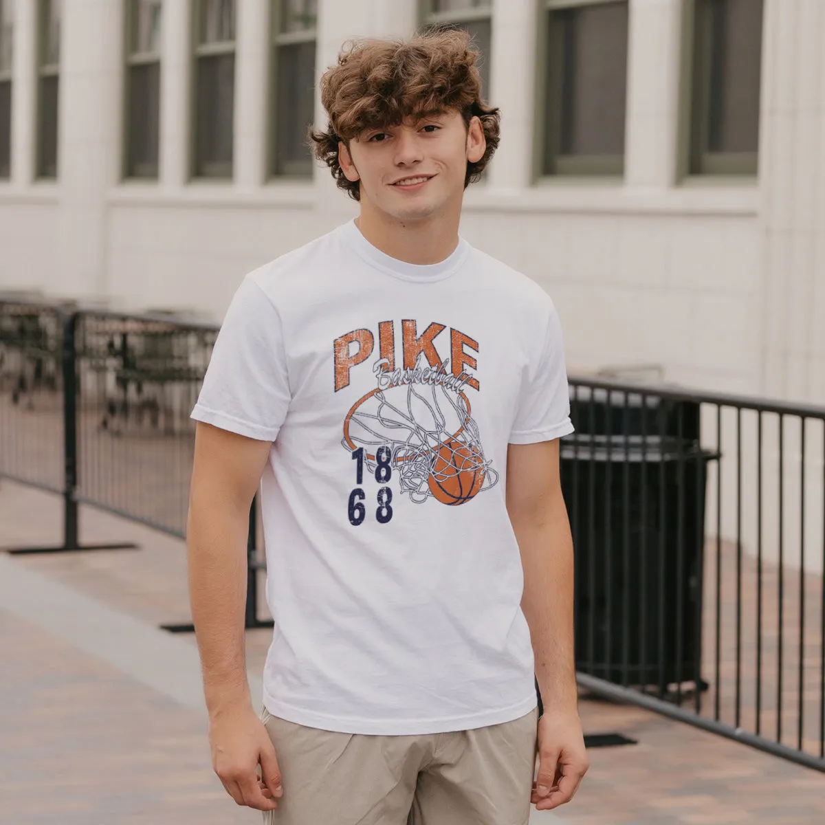 Pike Retro Basketball Short Sleeve Tee