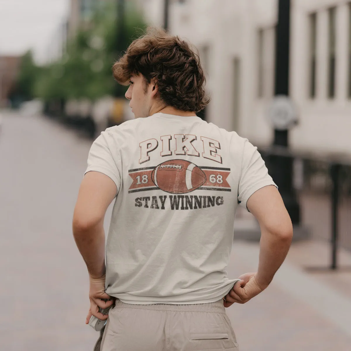 Pike Stay Winning Football Short Sleeve Tee