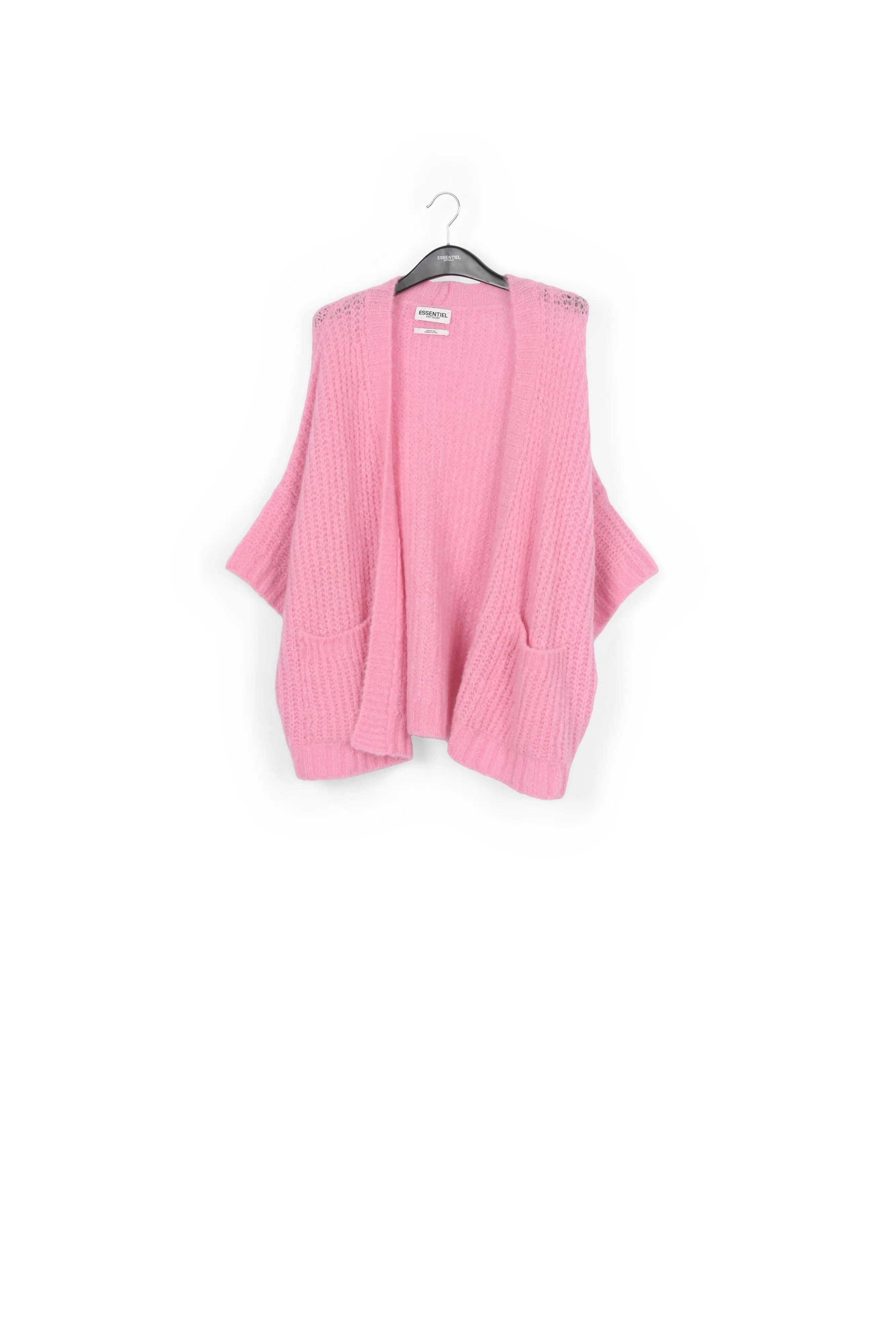 Pink boxy cut cardigan