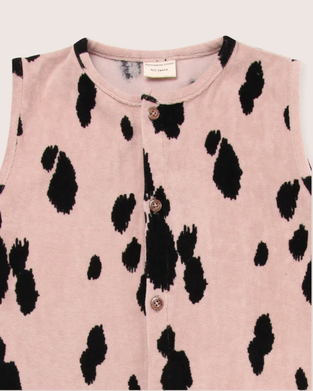 Pink Pony Print Velour Jumpsuit