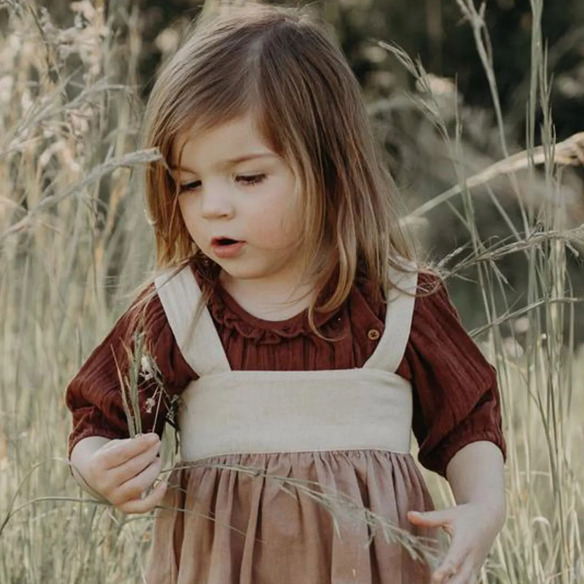 Pippa Smock Top - Friar Brown