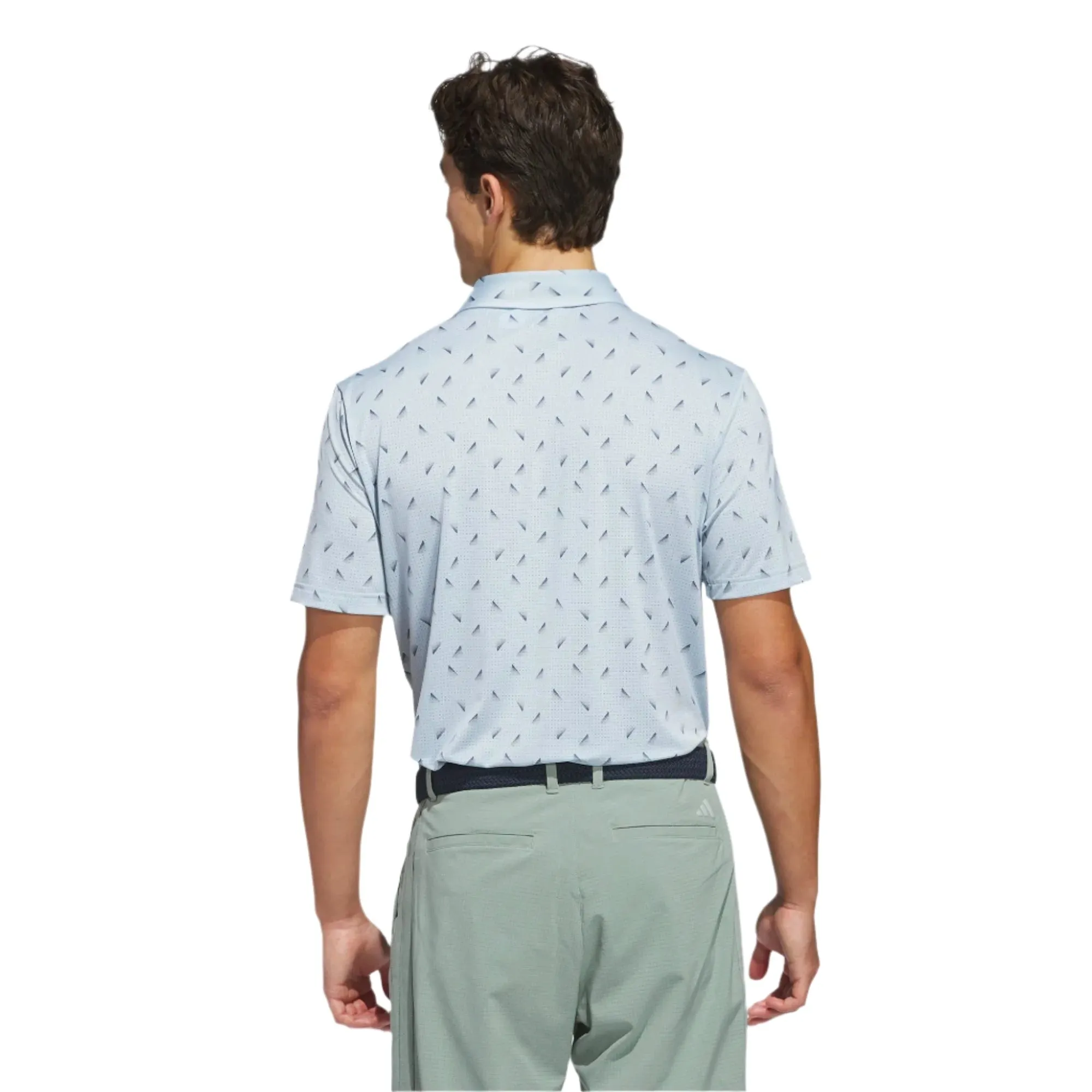 Polo de malla con estampado adidas Ultimate365