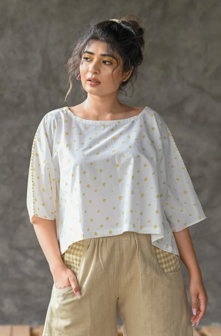 Poppy - Oversized Crop Top