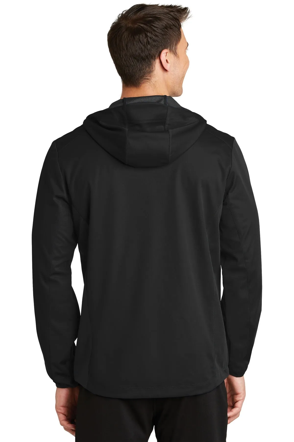 Port Authority Active Hooded Soft Shell Jacket. J719 Deep Black