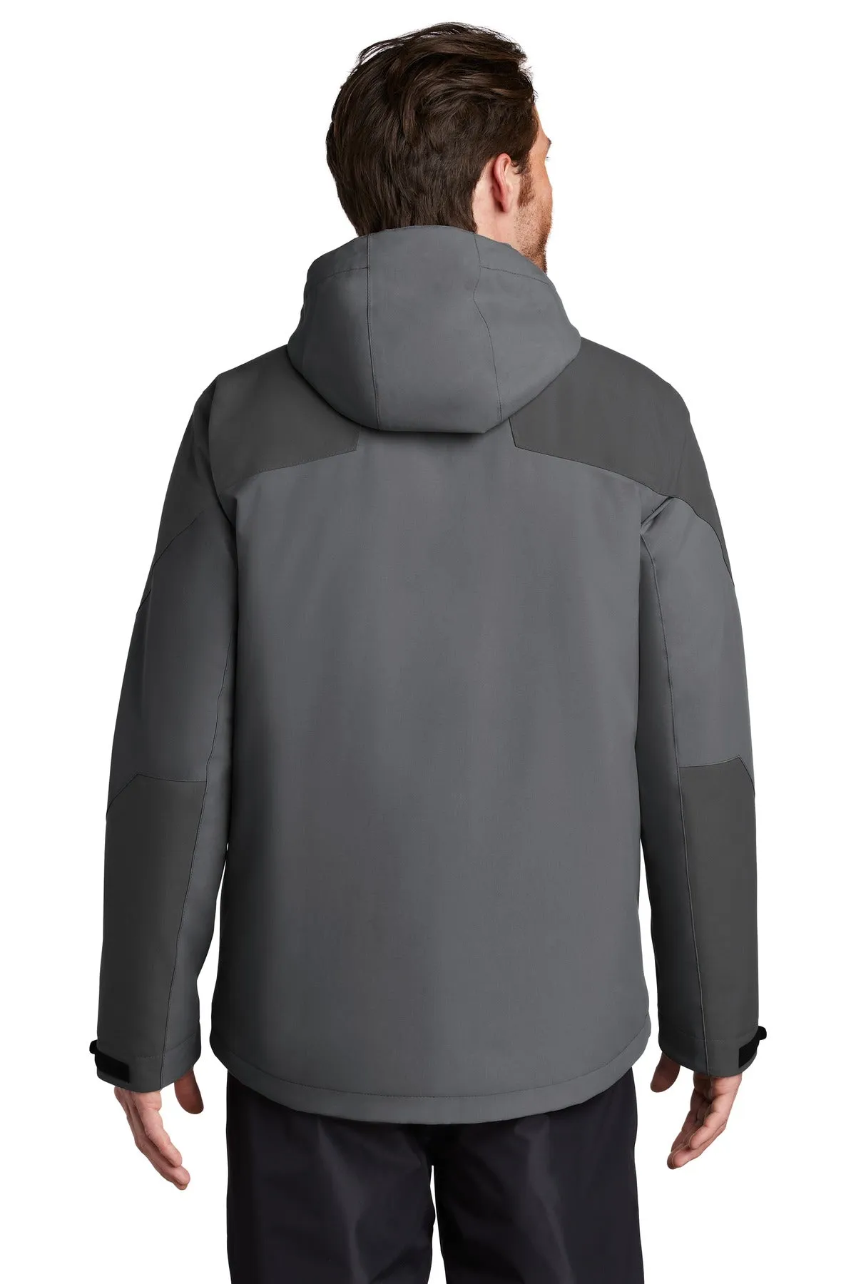 Port Authority  Insulated Waterproof Tech Jacket J405 Shadow Grey/ Storm Grey