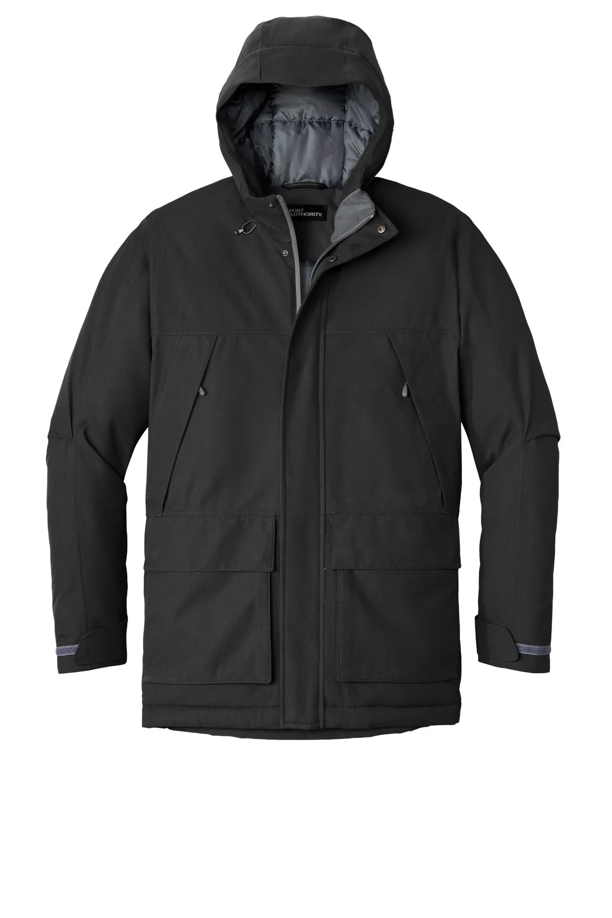 Port Authority Latitude Waterproof Heavyweight Parka J363 Deep Black