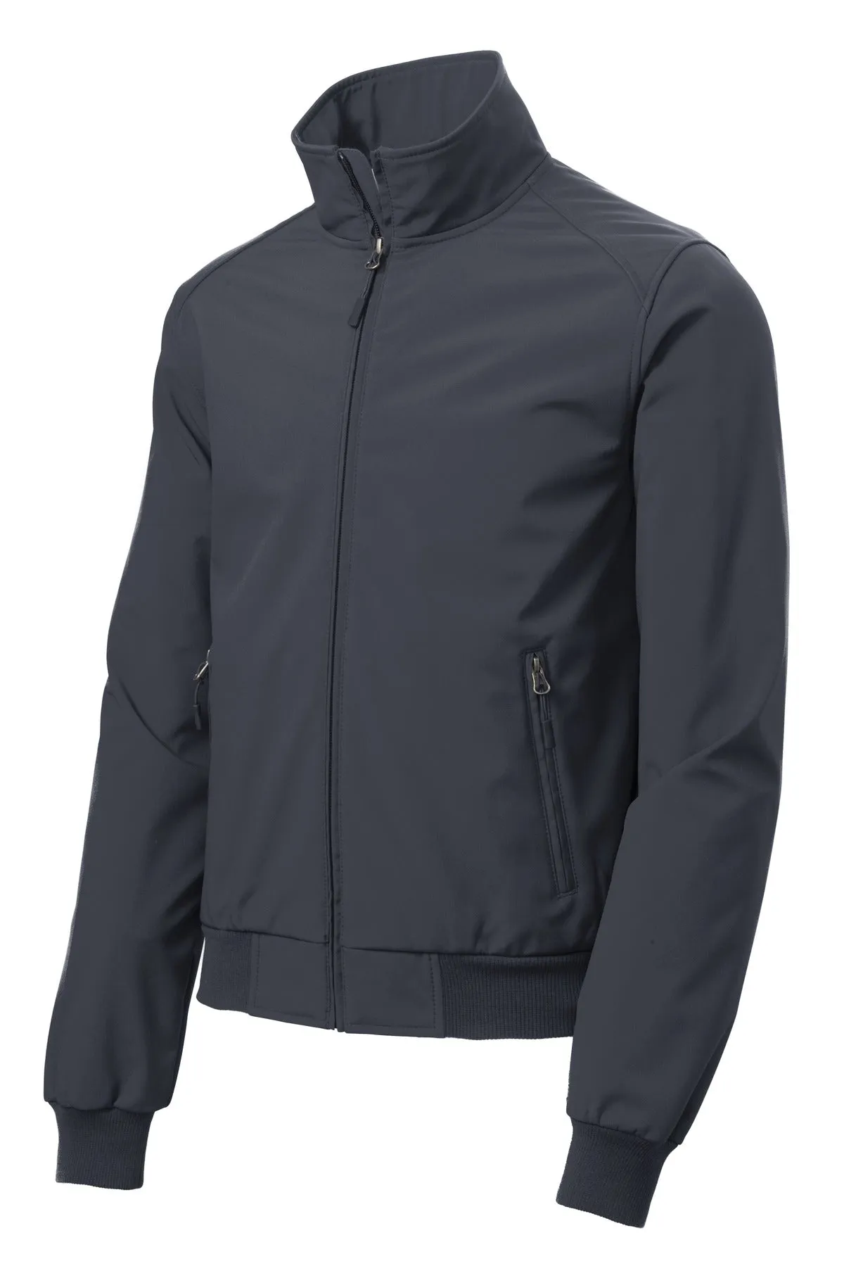Port Authority Soft Shell Bomber Jacket. J337 Battleship Grey