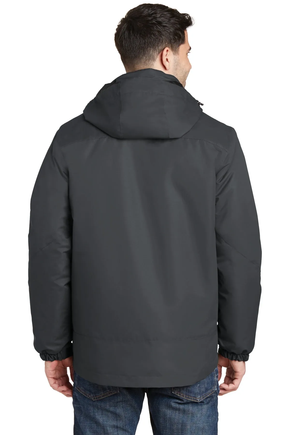 Port Authority Vortex Waterproof 3-in-1 Jacket. J332 Magnet/ Orange