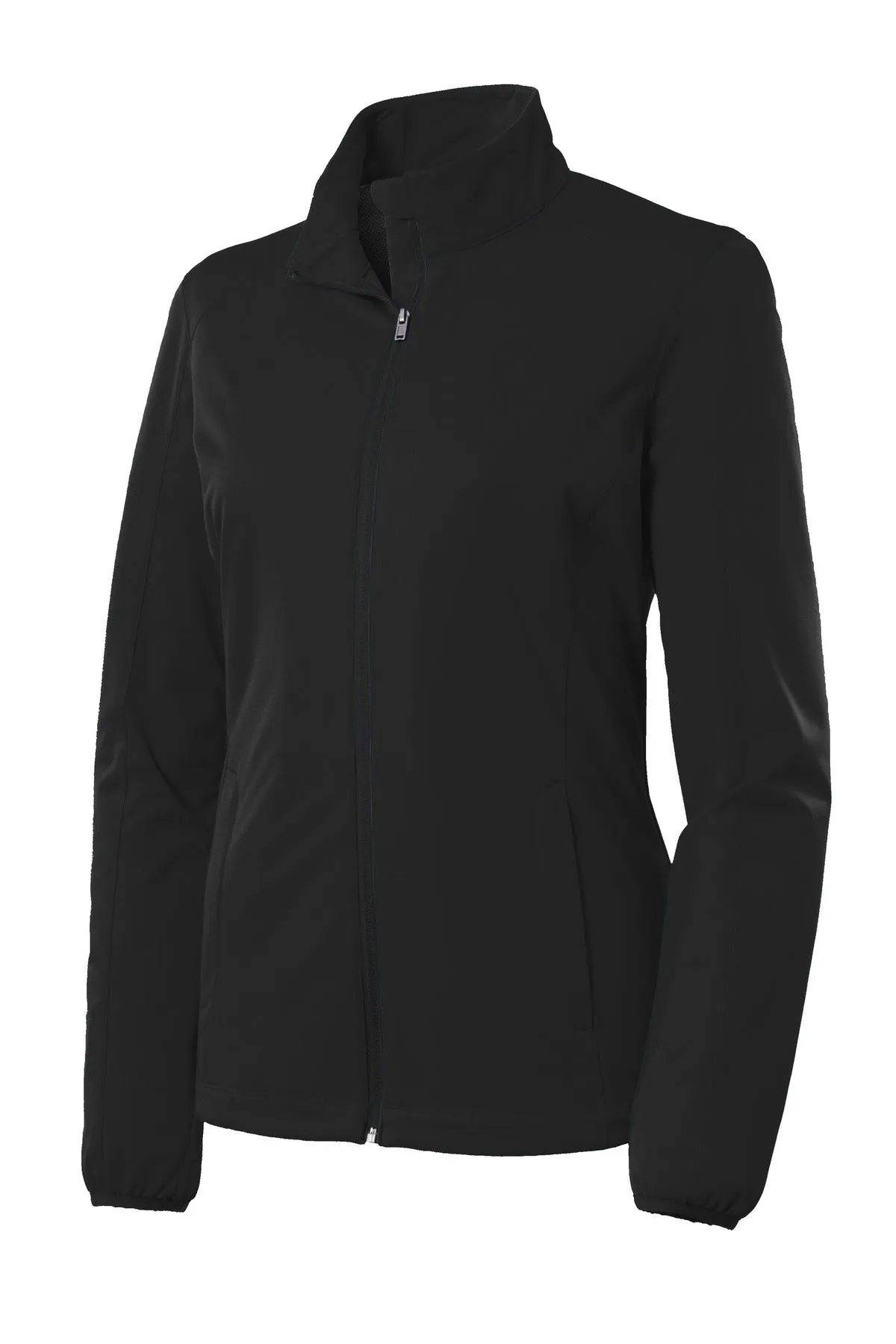Port Authority Women's Active Soft Shell Jacket. L717 Deep Black