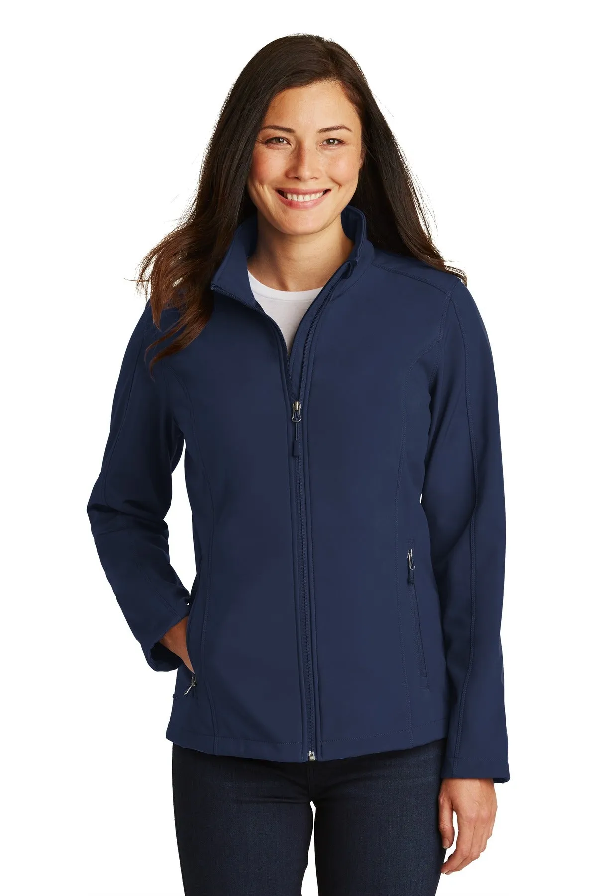 Port Authority Women's Core Soft Shell Jacket. L317 Dress Blue Navy